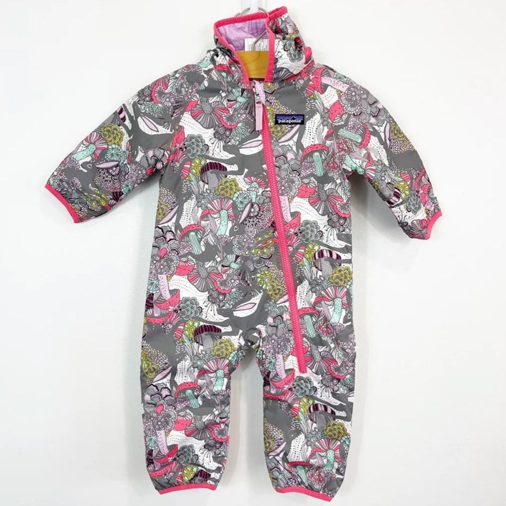 Patagonia Baby Reversible Puff-Ball Bunting --18 mo size